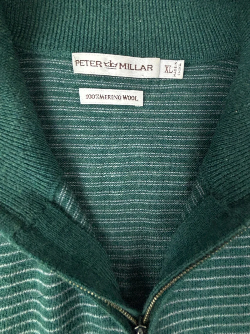 Peter Millar | 100%‎ Merino Wool 1/4 Zip Sweater | XL | Excellent condition!!